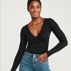 Abercrombie Wrap Front Bodysuit